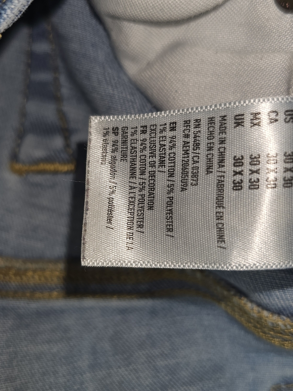 Lot 4 Pairs Men's Jeans Size 30 34 38 American Eagle Cabela's Redhead Lined - Picture 3 of 6